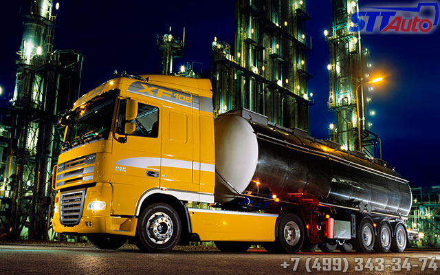 Цистерна для перевозки ГСМ в сцепке с тягачом DAF цистерна гсм