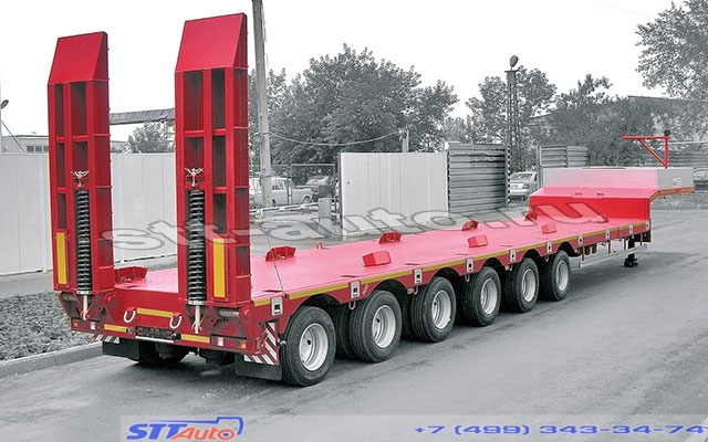 Купить раздвижной трал 80 тонн ТСП 94186 в Москве и области